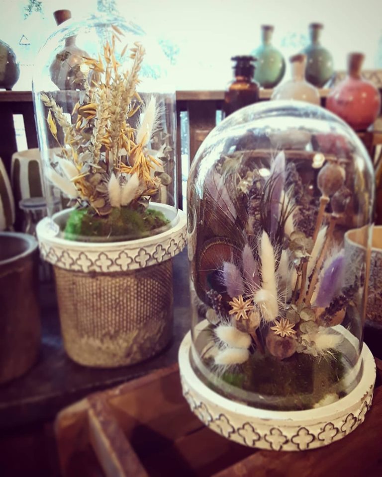  Cloches de fleurs séchées